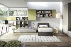 Battistella-Cameretta-Collezione-Nidi-Teen-1-bambini-ragazzi-letto-a-terra-scrivania-libreria-arredamento-righetti-novara